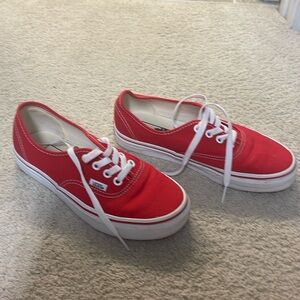 Red Vans